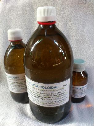Botella de AG+ Plata
                  Coloidal